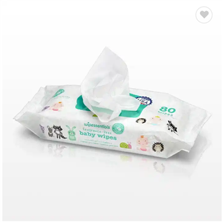 Babyservietter på flyet