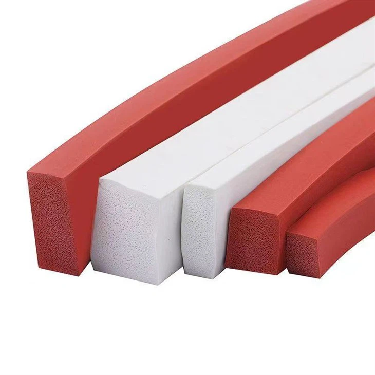 Firkantet stang av silikongummi